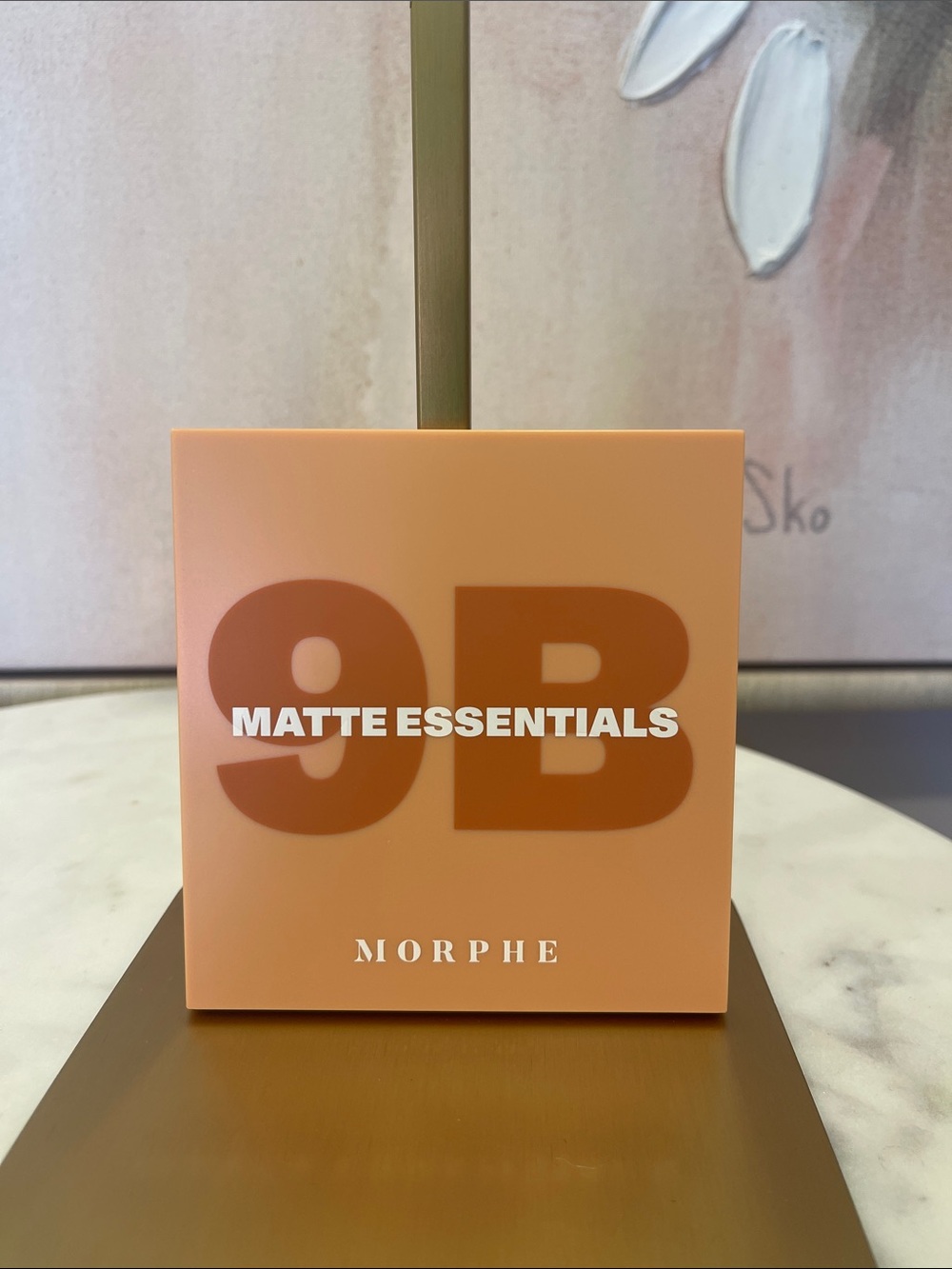 NIB Morphe Matte Essentials 9B Peach Brown Eyeshadow Palette